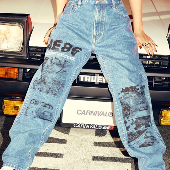 NWT Carnival x Initial D AE86 Denim Size L